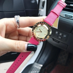 Michael Kors Averi |Nữ Giới |Mặt Xoay |Dây Da Hồng |Máy Pin (Quartz) |Size 33mm