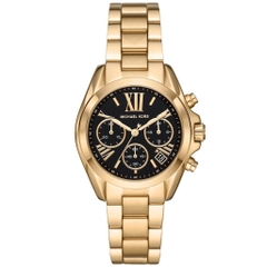Michael Kors Bradshaw |Nữ Giới |Mặt Đen |Dây Kim Loại Vàng Gold |Máy Pin (Quartz) |Size 36mm