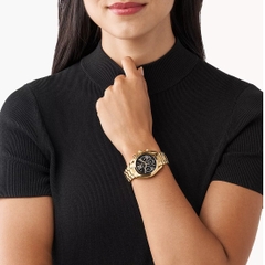 Michael Kors Bradshaw |Nữ Giới |Mặt Đen |Dây Kim Loại Vàng Gold |Máy Pin (Quartz) |Size 36mm