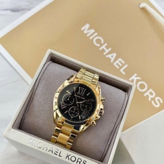 Michael Kors Bradshaw |Nữ Giới |Mặt Đen |Dây Kim Loại Vàng Gold |Máy Pin (Quartz) |Size 36mm