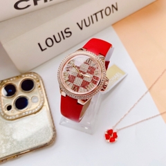 Michael Kors Camille Limited |Nữ Giới |Đá Rose Gold |Dây Da Đỏ |Máy Pin |Size Vừa 33mm