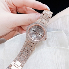 Michael Kors Camille |Nữ Giới |Full Đá |Dây Kim Loại Rose Gold |Máy Pin (Quartz) |Size 33mm