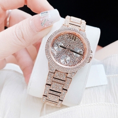 Michael Kors Camille |Nữ Giới |Full Đá |Dây Kim Loại Rose Gold |Máy Pin (Quartz) |Size 33mm