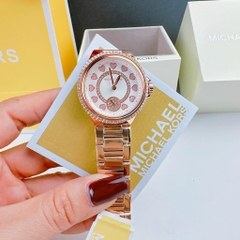 Michael Kors Camille |Nữ Giới |Trái Tim |Đính Đá |Dây Kim Loại |Máy Pin (Quartz) |Size Vừa 33mm