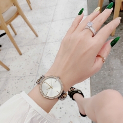 Michael Kors Catelyn |Nữ Giới |Đính Đá |Dây Mắt Xích Demi Vàng Gold |Máy Pin (Quartz) |Size 38mm
