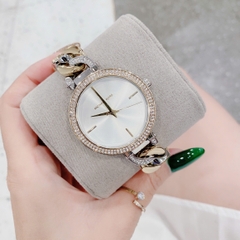 Michael Kors Catelyn |Nữ Giới |Đính Đá |Dây Mắt Xích Demi Vàng Gold |Máy Pin (Quartz) |Size 38mm