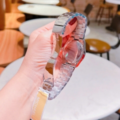 Michael Kors Channing |Unisex |Mặt Đen |Kim Tuyến |Dây Kim Loại Đính Đá |Máy Pin (Quartz) |Size 38mm