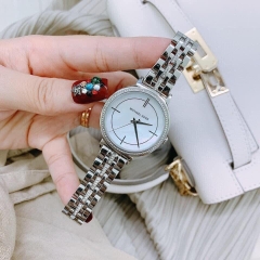 Michael Kors Cinthia |Nữ Giới |Mặt Trắng |Dây Kim Loại Silver |Máy Pin (Quartz) |Size 33mm