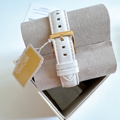 Michael Kors Corey |Nữ Giới |Đính Đá |Dây Da Trắng |Máy Pin (Quartz) |Size 36mm