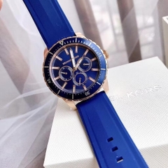 Michael Kors Cunningham |Nam Giới |6 Kim |Dây Silicone Xanh Dương |Máy Pin (Quartz) |Size 40mm