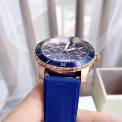 Michael Kors Cunningham |Nam Giới |6 Kim |Dây Silicone Xanh Dương |Máy Pin (Quartz) |Size 40mm