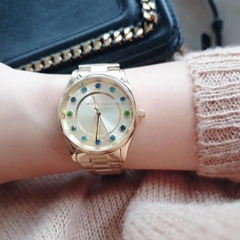 Michael Kors Dáng Fendi |Nữ Giới |Vàng Gold |Dây Kim Loại |Máy Pin (Quartz) |Size Vừa 34mm