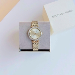 Michael Kors Darci |Nữ Giới |Đính Đá |Dây Kim Loại Vàng Gold |Máy Pin (Quartz) |Size 33mm