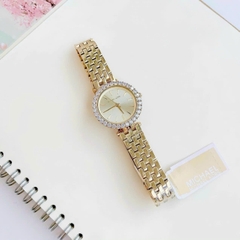 Michael Kors Darci |Nữ Giới |Đính Đá |Dây Kim Loại Vàng Gold |Máy Pin (Quartz) |Size 33mm
