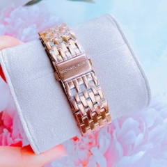 Michael Kors Darci |Nữ Giới |Đính Đá Swarovski |Dây Kim Loại Rose Gold |Máy Pin (Quartz) |Size 39mm