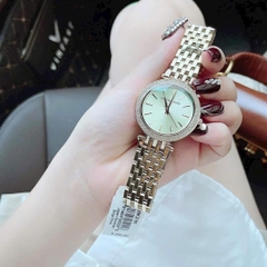 Michael Kors Darci |Nữ Giới |Đính Đá Swarovski |Dây Kim Loại Vàng Gold |Máy Pin (Quartz) |Size 39mm