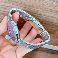 Michael Kors Darci |Nữ Giới |Mặt Full Đá Tím |Dây Kim Loại |Máy Pin (Quartz) |Size 38mm