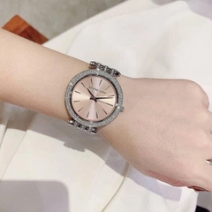 Michael Kors Darci |Nữ Giới |Mặt Hồng |Đính Đá |Dây Kim Loại |Máy Pin (Quartz) |Size 39mm