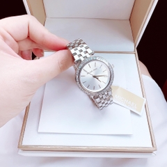 Michael Kors Darci |Nữ Giới |Đá Trắng Silver |Dây Kim Loại |Máy Pin (Máy Quartz) |Size Vừa 33mm