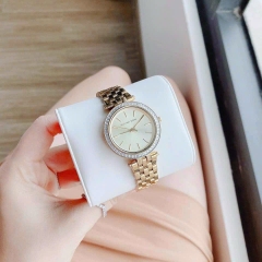 Michael Kors Darci |Nữ Giới |Đá Vàng Gold |Dây Kim Loại |Máy Pin (Máy Quartz) |Size Vừa 33mm