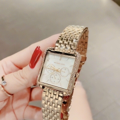 Michael Kors Drew |Multifunction |Nữ Giới |Mặt Vuông |Dây Vàng Gold |Máy Pin (Quartz) |Size 39mm