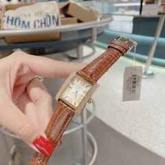 Michael Kors Emery |Nữ Giới |Mặt Chữ Nhật |Dây Da Nâu |Máy Pin (Máy Quartz) |Size 33x37mm