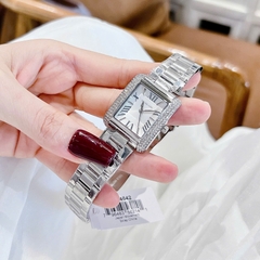 Micheal Kors Emery |Nữ Giới |Mặt Chữ Nhật |Đính Đá |Dây Kim Loại |Máy Pin (Quartz) |Size 33x37mm