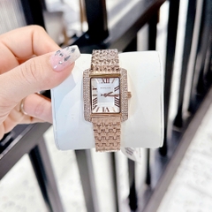 Micheal Kors Emery |Nữ Giới |Mặt Đính Đá |Dây Kim Loại Rose Gold |Máy Pin (Quartz) |Size 33x37mm