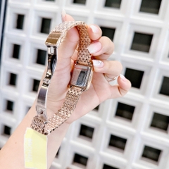 Micheal Kors Emery |Nữ Giới |Mặt Đính Đá |Dây Kim Loại Rose Gold |Máy Pin (Quartz) |Size 33x37mm