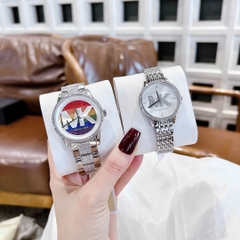 Micheal Kors Melissa |Nữ Giới |Logo Đính Đá |Dây Kim Loại Silver |Máy Pin (Quartz) |Size 35mm