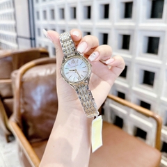 Micheal Kors Mindy |Nữ Giới |Mặt Đính Đá |Dây Kim Loại Demi Vàng |Máy Pin (Quartz) |Size 36mm