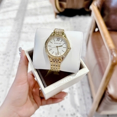Micheal Kors Mindy |Nữ Giới |Mặt Đính Đá |Dây Kim Loại Vàng Gold |Máy Pin (Quartz) |Size 36mm