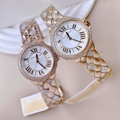 Micheal Kors Mini-Camille |Nữ Giới |Vàng Gold |Dây Kim Loại Đính Đá |Máy Pin (Quartz) |Size 33mm
