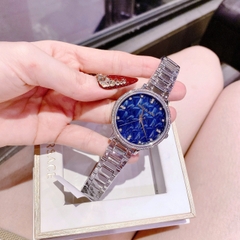 Micheal Kors Pyper |Nữ Giới |Mặt Đính Đá Xanh Dương |Dây Kim Loại Silver |Máy Pin (Quartz) |Size 36mm