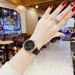 Michael Kors Tibby |Nữ Giới |Đính Đá |Dây Da Đen |Máy Pin (Quartz) |Size 38mm