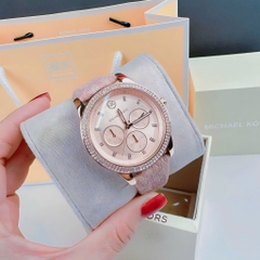 Michael Kors Tibby |Nữ Giới |Rose Gold |Dây Da Hồng |Máy Pin (Quartz) |Size 38mm