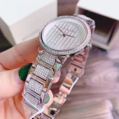 Michael Kors Gabbi |Nữ Giới |Full Đá |Dây Kim Loại Siver |Máy Pin (Quartz) |Size 33mm