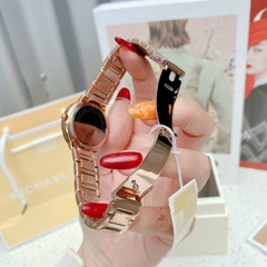 Michael Kors Gabbi |Nữ Giới |Mặt Full Đá |Rose Gold |Dây Kim Loại |Máy Pin |Size Vừa 33mm