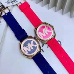 Michael Kors Janelle |Nữ Giới |Rose Gold |Dây Silicone Xanh Dương |Máy Pin (Quartz) |Size 40mm