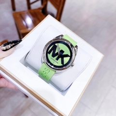 Michael Kors Janelle |Nữ Giới |Silver |Dây Silicone Xanh Lá |Máy Pin (Quartz) |Size 40mm