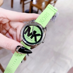Michael Kors Janelle |Nữ Giới |Silver |Dây Silicone Xanh Lá |Máy Pin (Quartz) |Size 40mm