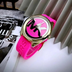 Michael Kors Janelle |Nữ Giới |Vàng Gold |Dây Silicone Hồng |Máy Pin (Quartz) |Size 40mm