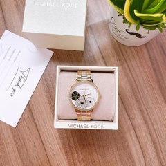 Michael Kors Jaryn |Nữ Giới |Mặt In Hoa |Dây Kim Loại Vàng Gold |Máy Pin (Quartz) |Size 38mm