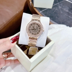 Micheal Kors Kerry |Nữ Giới |Mặt Xà Cừ Nâu |Dây Kim Loại Rose Gold |Máy Pin (Quartz) |Size 36mm