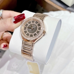 Micheal Kors Kerry |Nữ Giới |Mặt Xà Cừ Nâu |Dây Kim Loại Rose Gold |Máy Pin (Quartz) |Size 36mm