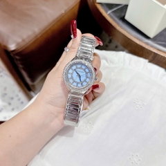 Micheal Kors Kerry |Nữ Giới |Mặt Xanh Da Trời |Dây Kim Loại Silver |Máy Pin (Quartz) |Size 36mm