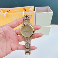 Michael Kors Lauryn |Nữ Giới |Full Đá |Dây Kim Loại Vàng Gold |Máy Pin (Quartz) |Size 38mm