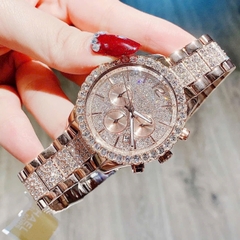 Michael Kors Layton |Nữ Giới |Rose Gold |Full Đá |Dây Kim Loại |Máy Pin (Quartz) |Size 42mm