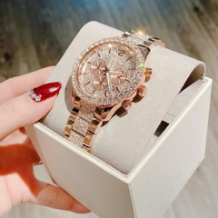 Michael Kors Layton |Nữ Giới |Rose Gold |Full Đá |Dây Kim Loại |Máy Pin (Quartz) |Size 42mm