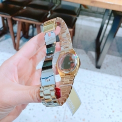 Micheal Kors Lennox Animal |Nữ Giới |Mặt Đinh Đá |Dây Kim Loại Vàng Gold |Máy Pin (Quartz) |Size 37mm